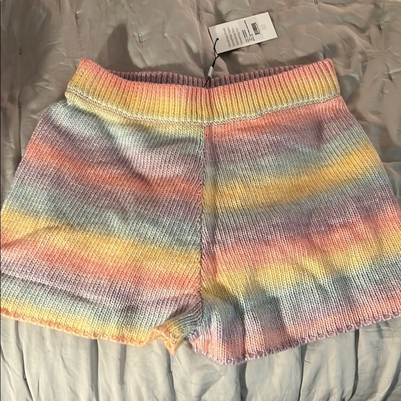 Poppy/ombré sweater shorts - Picture 1 of 1